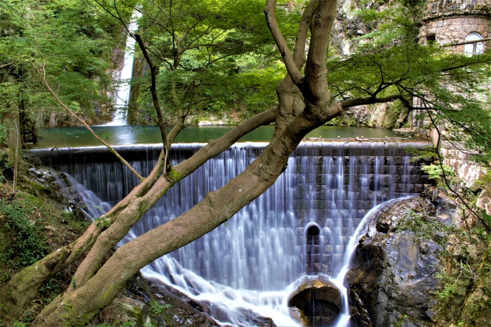 Nature landscape cascade photo