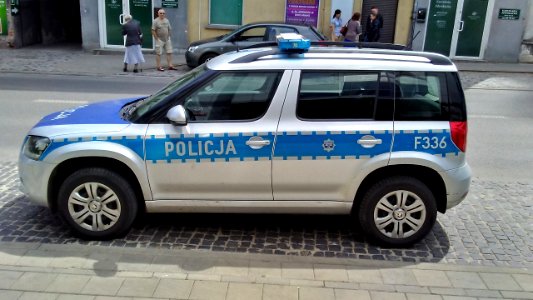 Tomaszów Mazowiecki, policyjny radiowóz