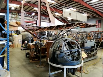 The West Part of Restoration Hangar at the Yanks Air Museum
