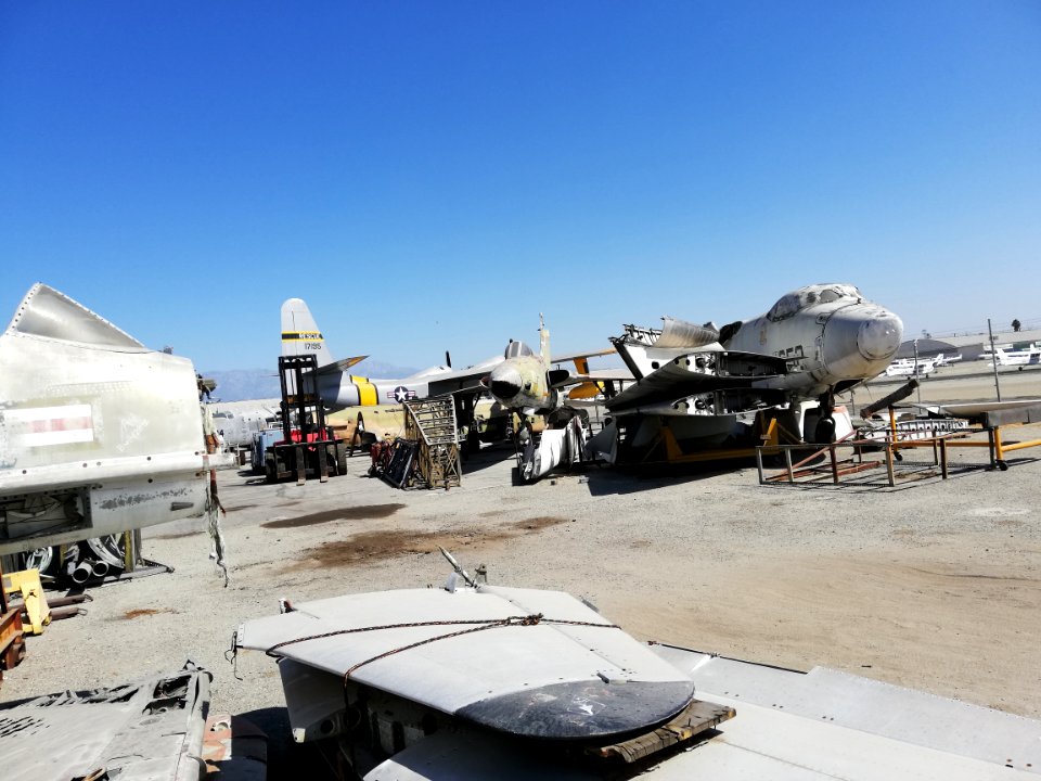The North Part of Bone Yard at the Yanks Air Museum 01
