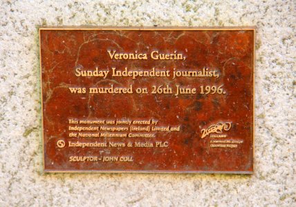 The Dubhlinn Gardens Veronica Guerin Memorial 04