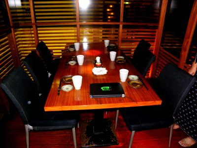 Seats and Table in Ton Sushi 20100808a