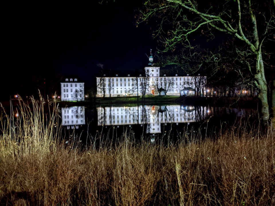 Schloss Gottorf bei Nacht Schleswig
