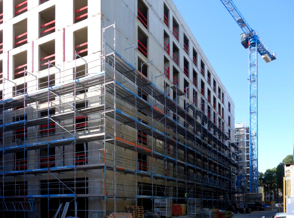 Three new Hotels at Düsseldorf Hauptbahnhof, under construction (03)