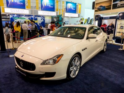 TIBS North Hall Maserati Quattroporte VI Display at Modena MotoriI Taiwan Booth 20140508