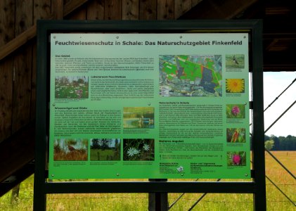 Schale NSG Finkenfeld Informationstafel 01