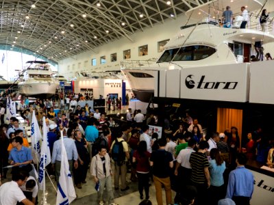 TIBS South Hall South Coast Marine Booth Birdview 20140508