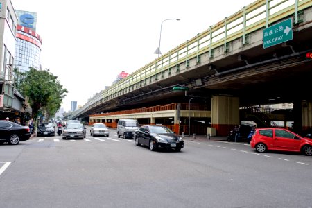 Section 2, Jianguo North Road South View from Intersection of Section 2, Jianguo North and Changchun Road 20160125 photo