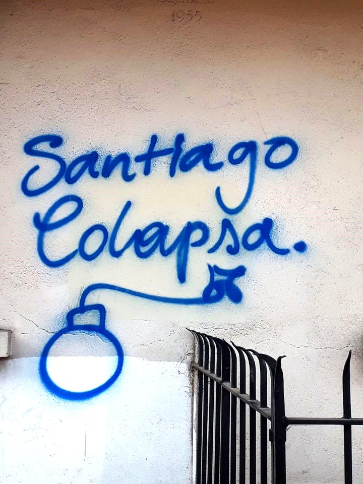 Santiago colapsa