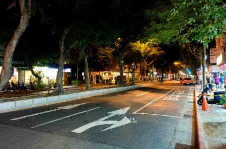 Sanmin Road in Night 20150123 photo