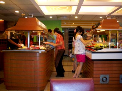 Salad Bar of Pizza Hut Nangang Restaurant 20090822a