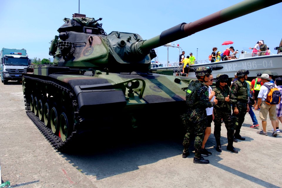 ROCMC M60A3 TTS Display at Navy Fleet Command Ground 20170715a
