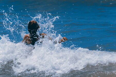 Drops sea water