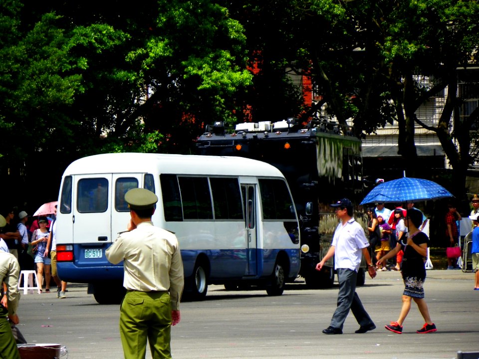 ROCMP Hino 500 Truck and Toyota Coaster Leaving Ground after Practice Completed 20120908