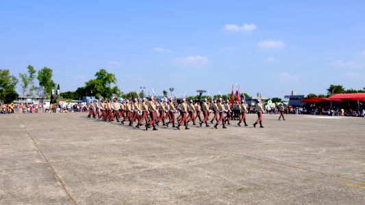ROCMC Honor Guard and Band Marching at Zuoying Naval Base Ground 20141123a