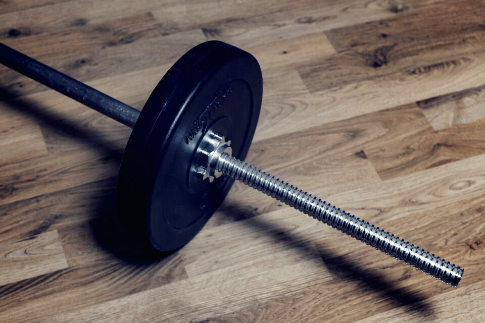 Dumbbells hardwood exercise