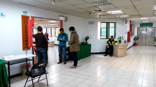 Songshan District No.576 Polling Station at 8th Floor, Taipei City Minsheng Community Center 20160116