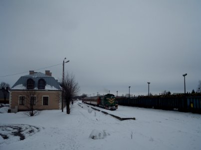 Sokolow Podlaski station 2trains