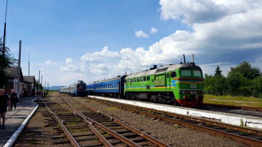 Solotvyno train station photo