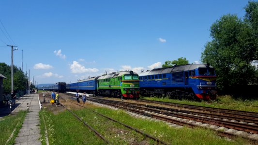 Solotvyno trains photo