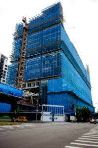 Songshan Station West Building under Construction 20141004a photo