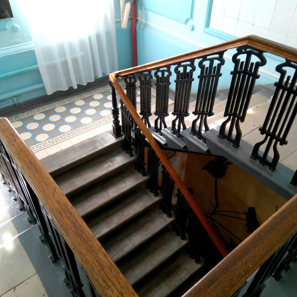 Staircase in Shuya museum of local lore