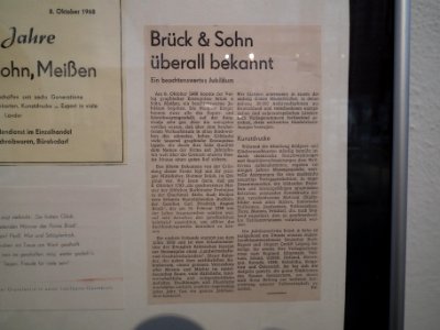 Stadtmuseum Meißen Sonderausstellung Brück & Sohn 2018 Bild 11