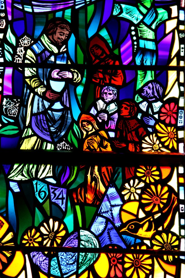 Stained glass window Washington National Cathedral 2012 09