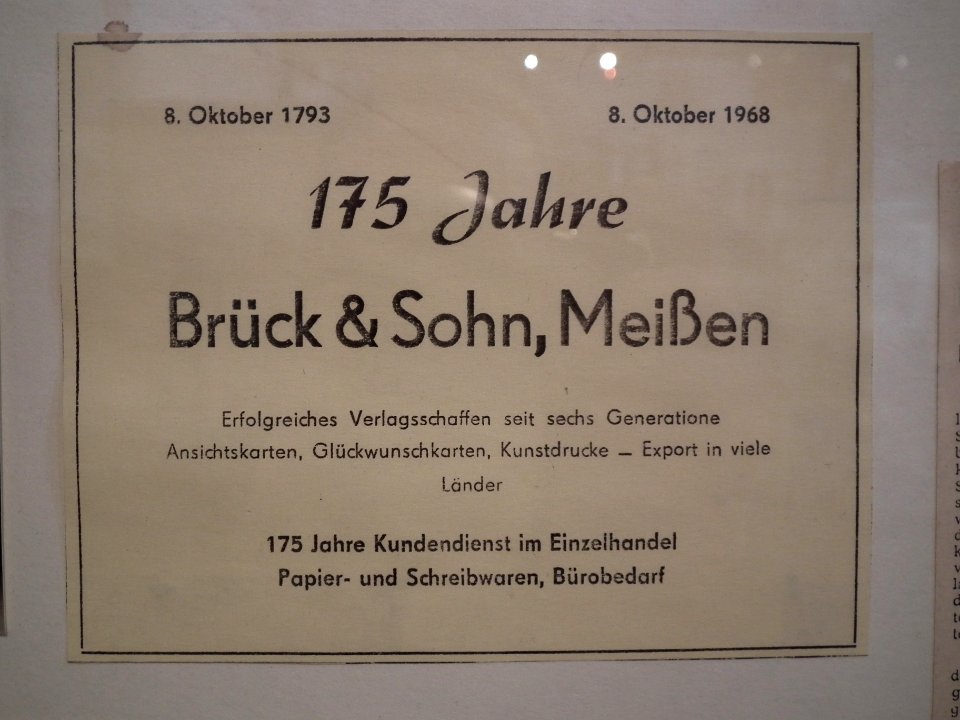 Stadtmuseum Meißen Sonderausstellung Brück & Sohn 2018 Bild 12