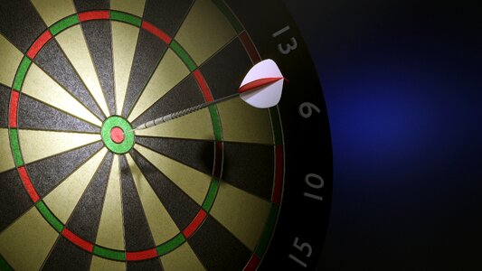 Sport darts 3d photo