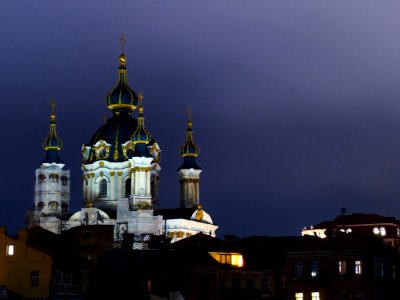 St. Andrew church from Zamkova