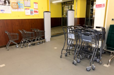 Shopping Carts in PX Mart Songshan Sanmin Store 20161024