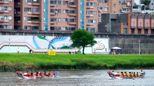 Small Dragon Boat Racing in afternoon 20170530c