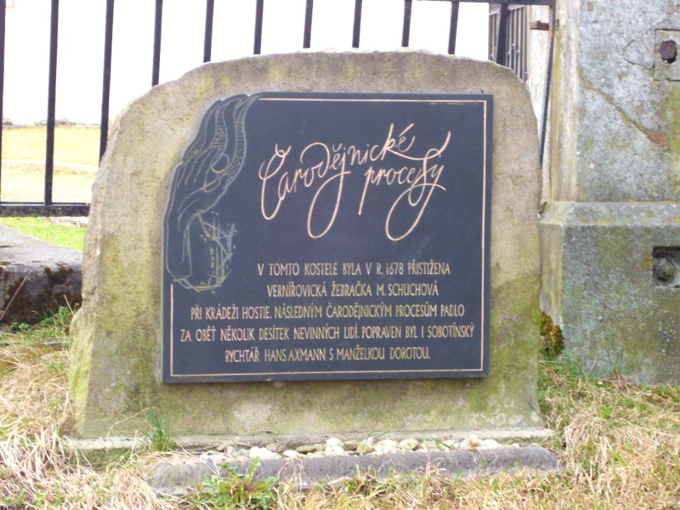 Sobotin St Lawrence church monument