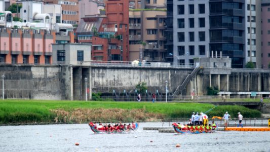 Small Dragon Boat Racing in afternoon 20170530a
