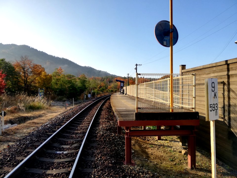 Shigaraki Kohgen Railway Shigaraki Line Shigarakigūshi Sta. 20201115 02