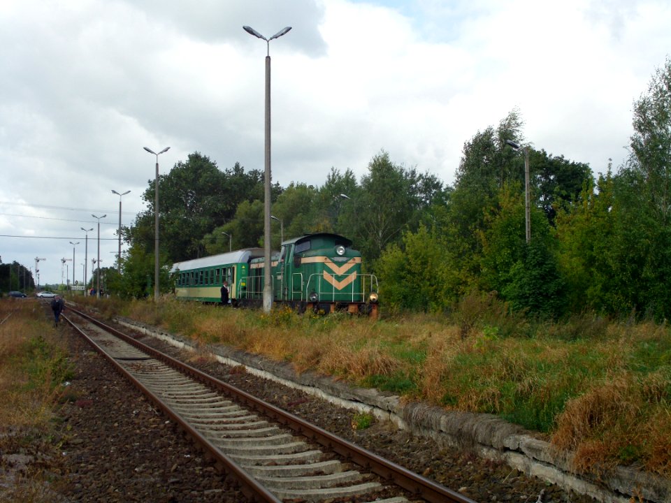 Sniadowo station tourist train