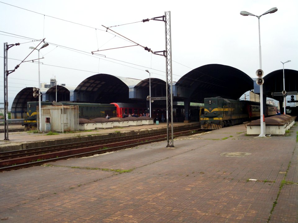 Skopje station platform