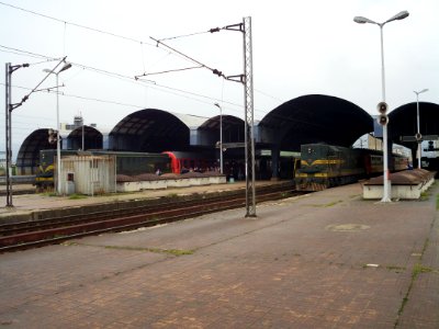 Skopje station platform