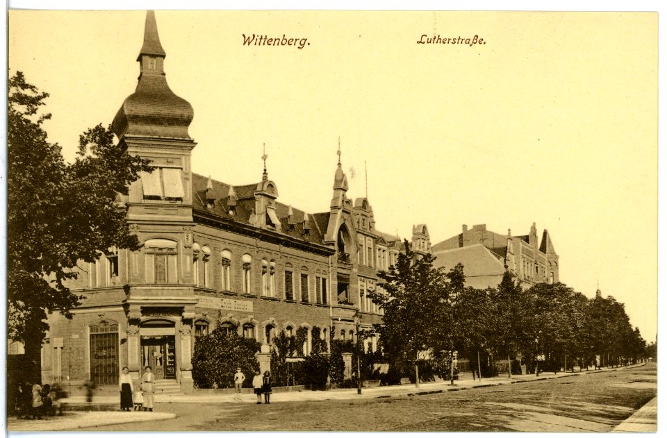 20058-Wittenberg-1916-Lutherstraße-Brück & Sohn Kunstverlag