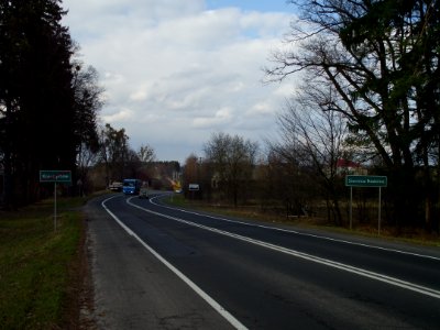 Siennica Nadolna main road