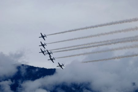 Six Thundertigers AT-3 Arrow Formation Flight over Hualien AFB 20160813h