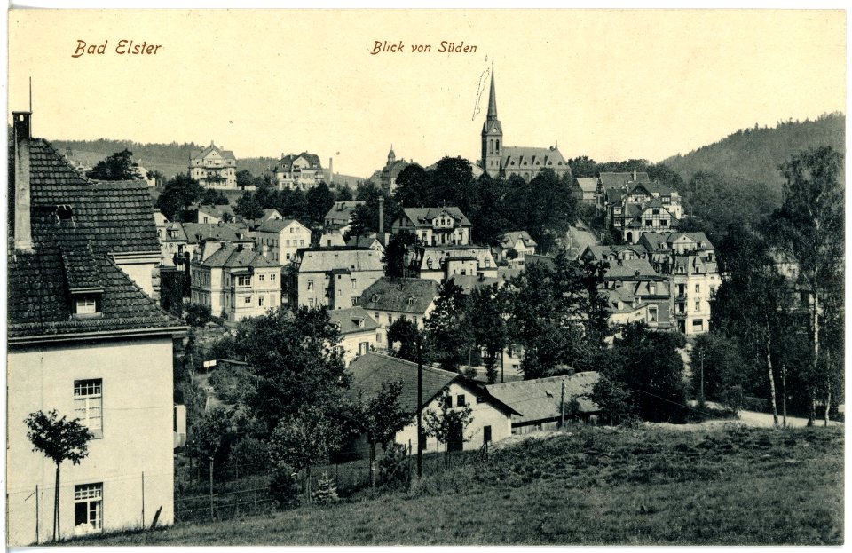 20108-Bad Elster-1916-Blick auf Bad Elster von Süden-Brück & Sohn Kunstverlag