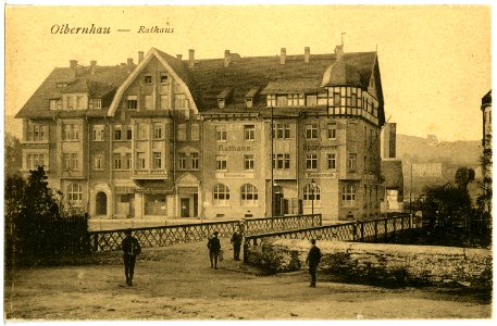 19933-Olbernhau-1915-Rathaus-Brück & Sohn Kunstverlag