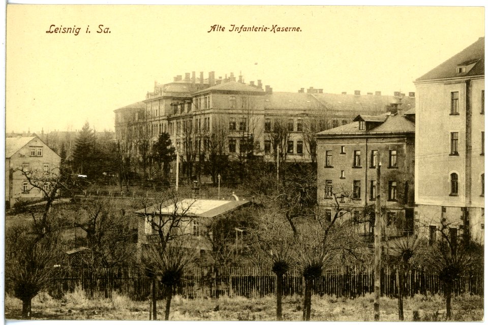 20062-Leisnig-1916-Alte Infanterie-Kaserne-Brück & Sohn Kunstverlag
