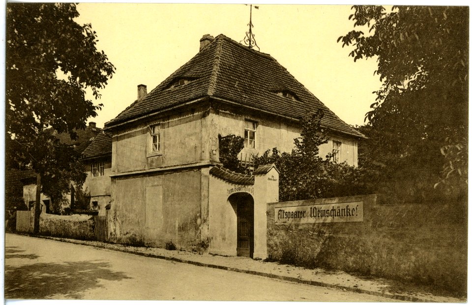20059-Meißen-1916-Altspaarer Weinschänke Bauernhäusl-Brück & Sohn Kunstverlag
