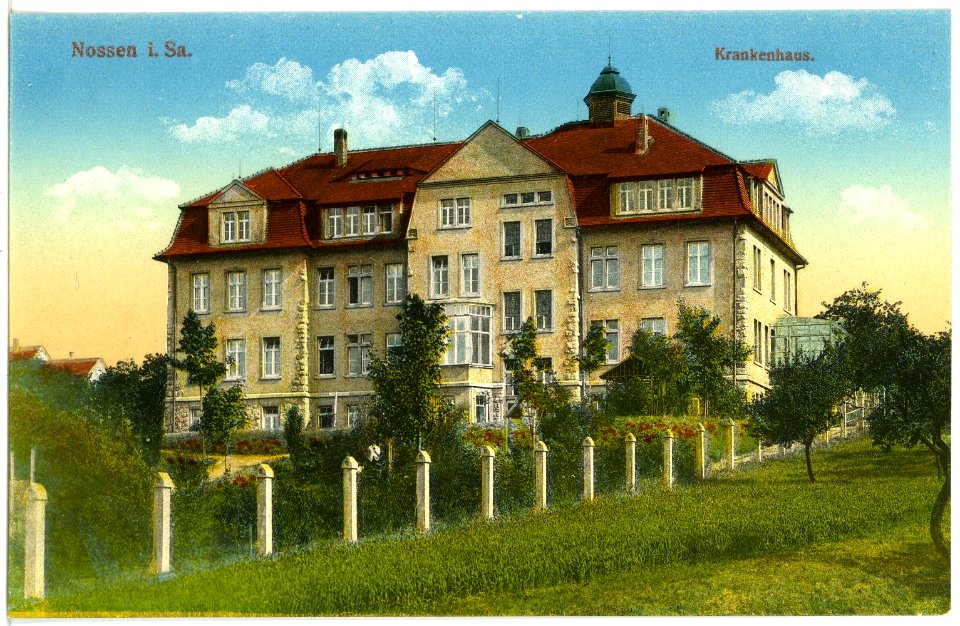 19936-Nossen-1915-Krankenhaus-Brück & Sohn Kunstverlag