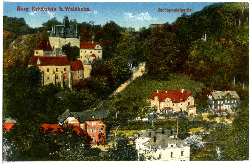 20179-Kriebstein-1916-Burg Kriebstein-Brück & Sohn Kunstverlag