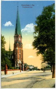 20032-Hainichen-1916-Trinitatiskirche-Brück & Sohn Kunstverlag
