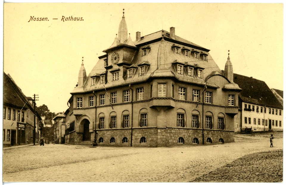 20081-Nossen-1916-Rathaus-Brück & Sohn Kunstverlag